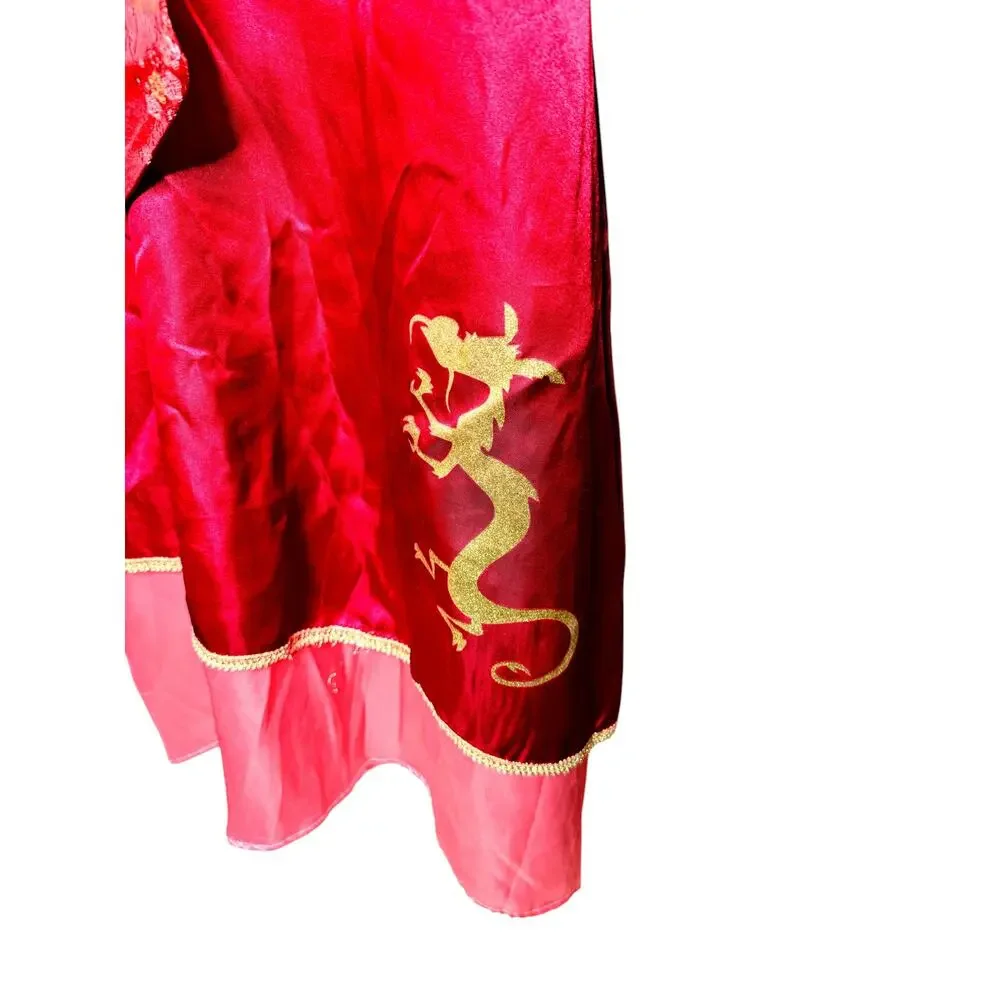 Disney Store Princess Mulan Costume Kimono Dress Up Gown Girls [7-8]